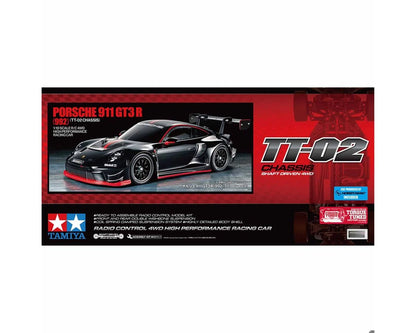 Tamiya Porsche 911 GT3 R 1/10 4WD Electric Touring Car Kit (TT-02)