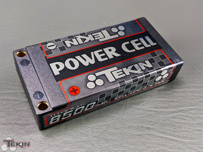 Tekin Titanium Power Cell 1S LiPo Battery 140C (3.7V/8500mAh) w/5mm Bullets TEKTT1651