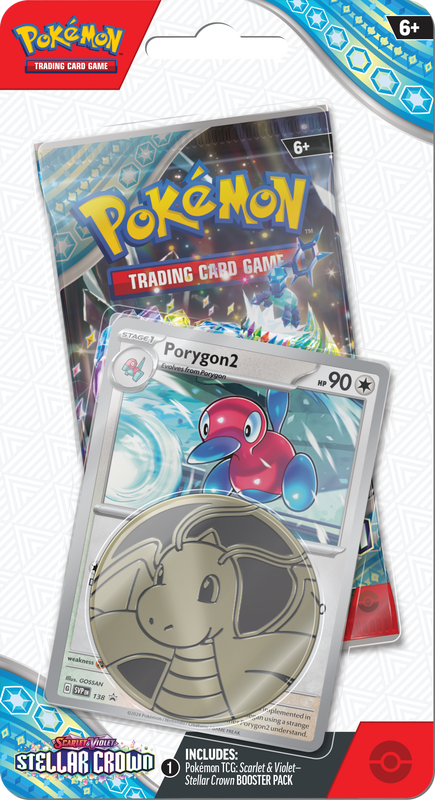 Pokemon TCG - Scarlet & Violet: Stellar Crown Checklane Blister