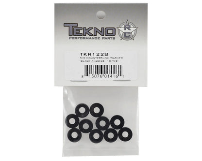 M4 Cuntersunk Washers (10) (Black) Tekno