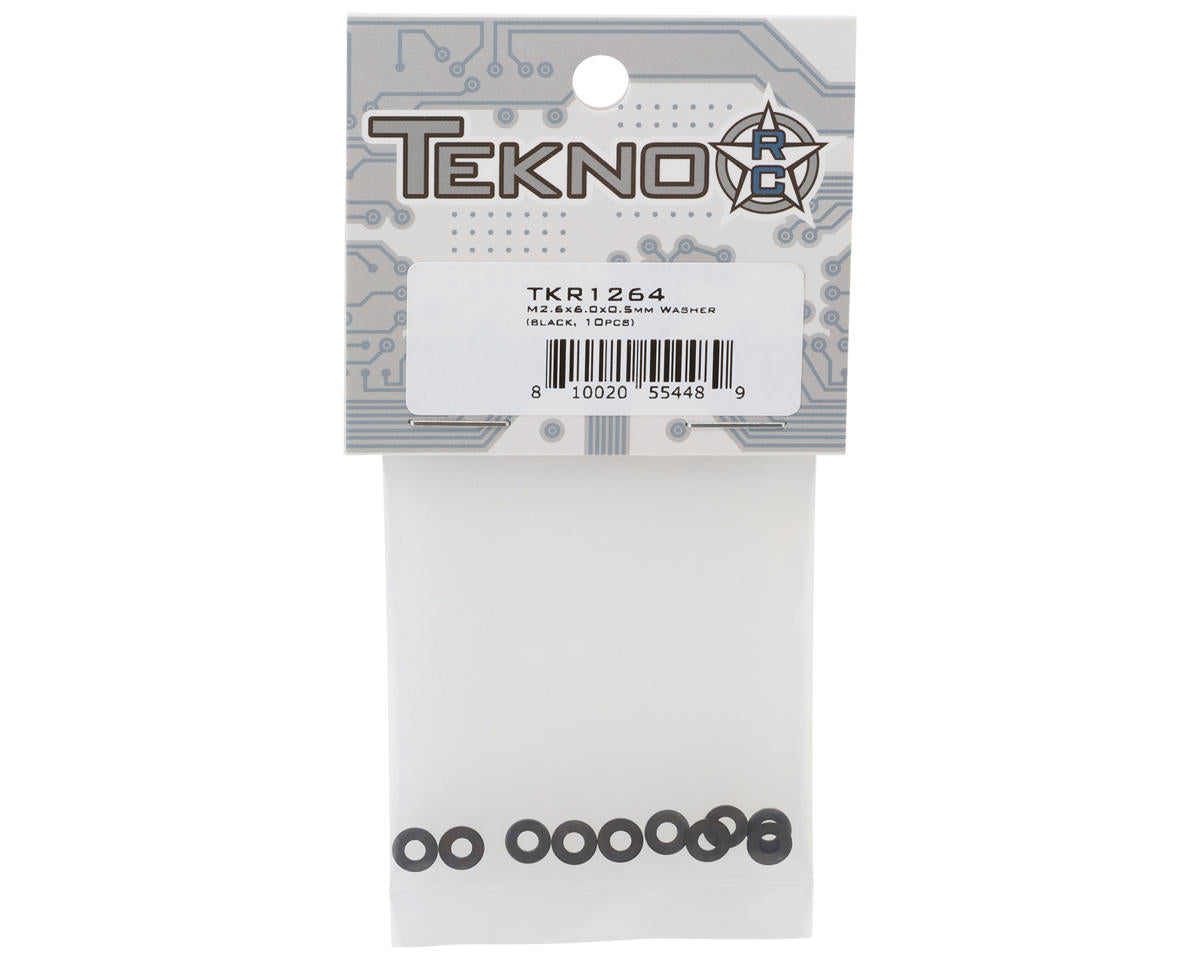 Tekno RC 2.6x6.0x0.5mm Washer (10)