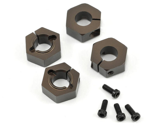 Tekno RC 12mm Aluminum M6 Driveshaft Hex Adapter Set (4)