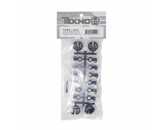 Tekno RC Locking Shock Ends & Spring Perch Set