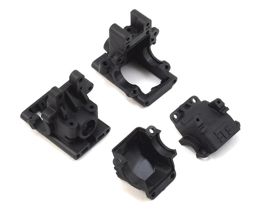 Tekno RC EB410/ET410 Front & Rear Bulkhead Set (Revised)