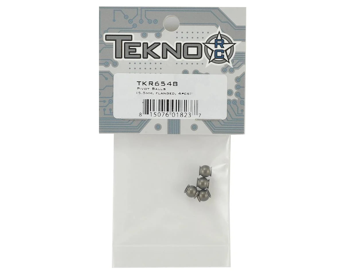 Tekno RC EB410/ET410 5.5mm Flanged Pivot Balls (4)