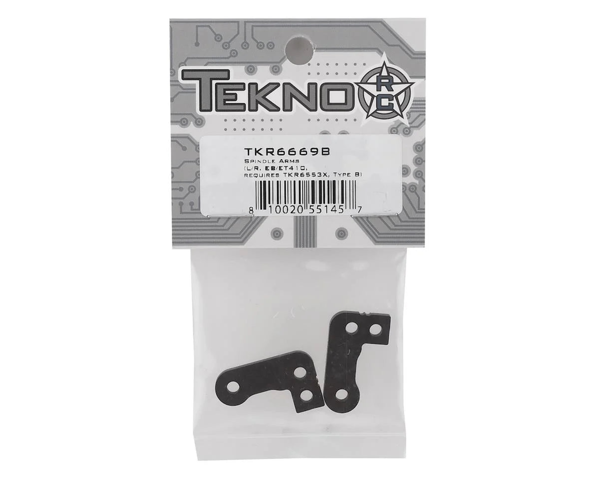 Tekno RC EB410/ET410 Spindle Arms (Type A, B, C, D)
