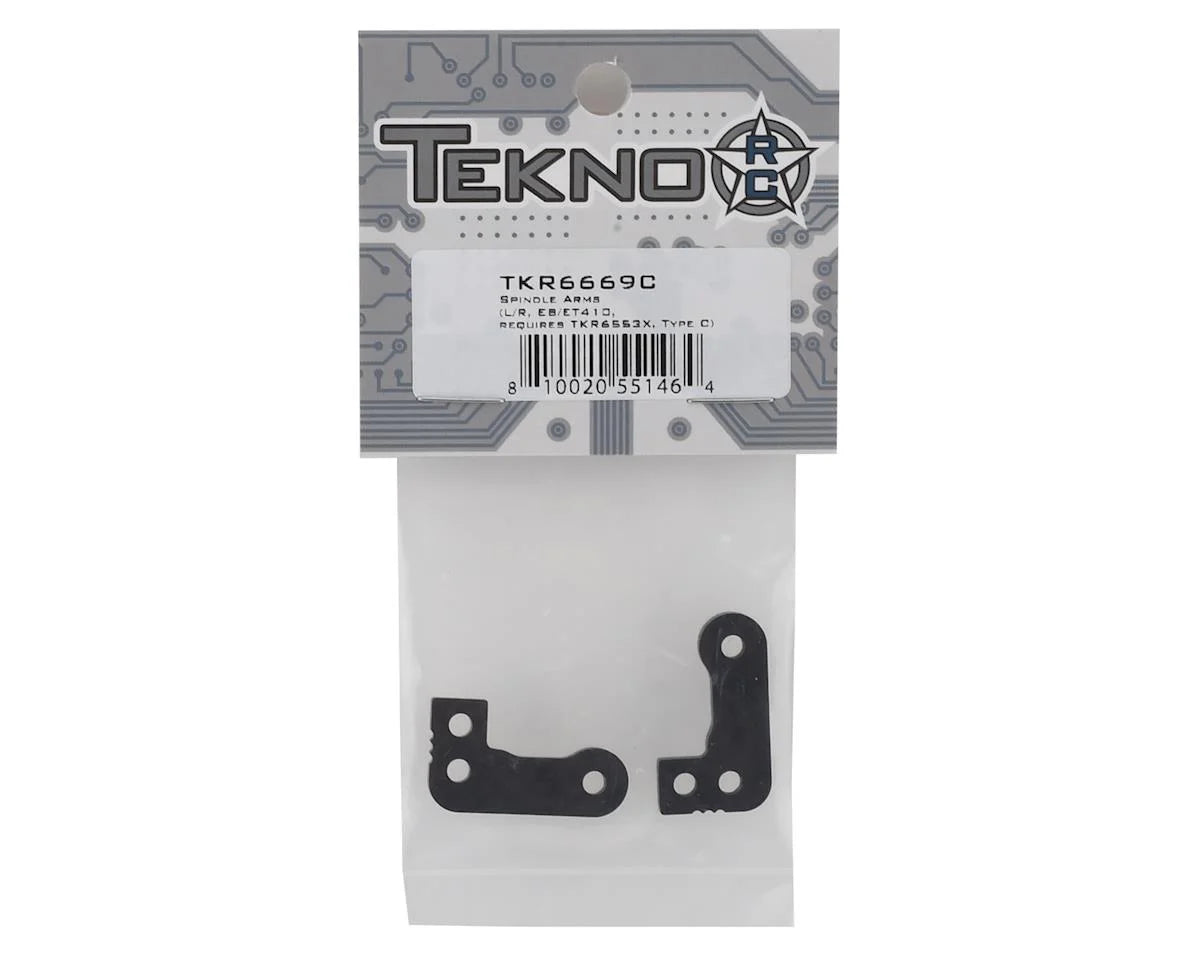 Tekno RC EB410/ET410 Spindle Arms (Type A, B, C, D)