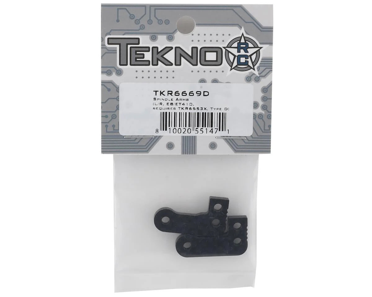 Tekno RC EB410/ET410 Spindle Arms (Type A, B, C, D)