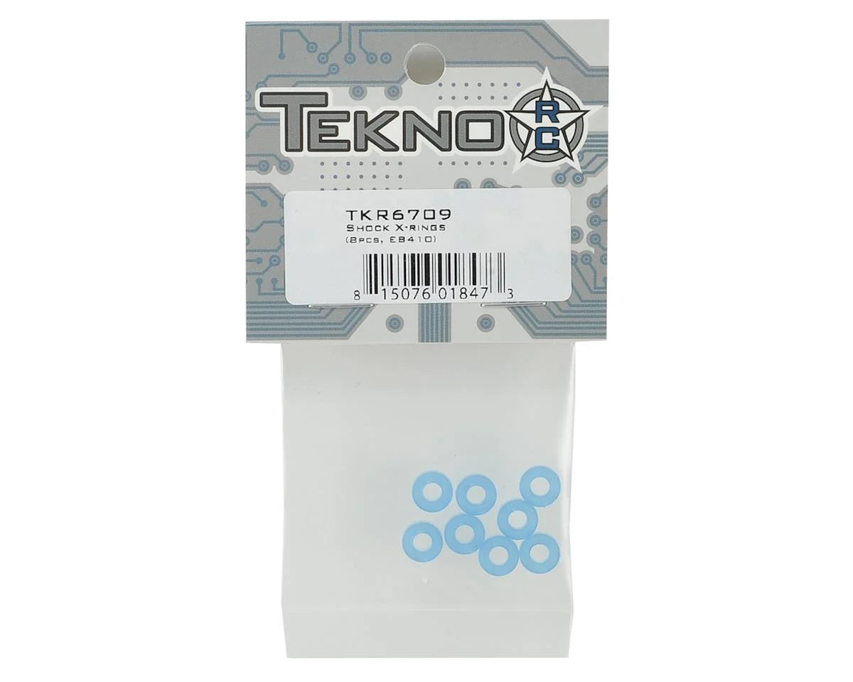 Tekno RC EB410/ET410 Shock X-Rings (8)