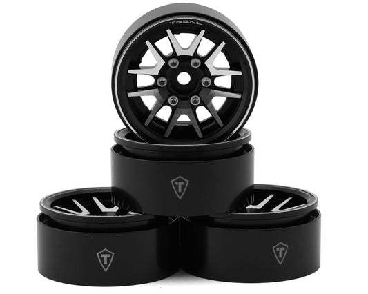 Treal Hobby Type L 1.9" V-Spoke Beadlock Wheels (4)