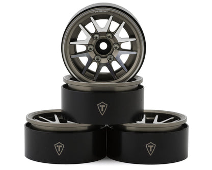 Treal Hobby Type L 1.9" V-Spoke Beadlock Wheels (4)