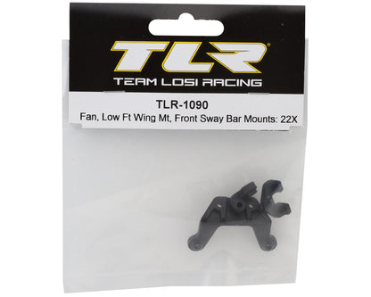 Team Losi Racing 22X Front Low Wing & Fan Mount Set