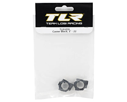Team Losi Racing 3° Caster Block Set (TLR 22)