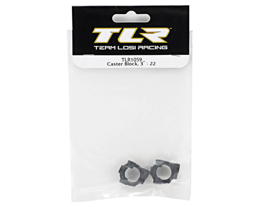 Team Losi Racing 3° Caster Block Set (TLR 22)