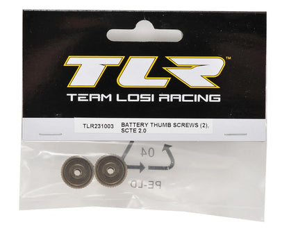 Team Losi Racing Battery Thumb Screw (2)