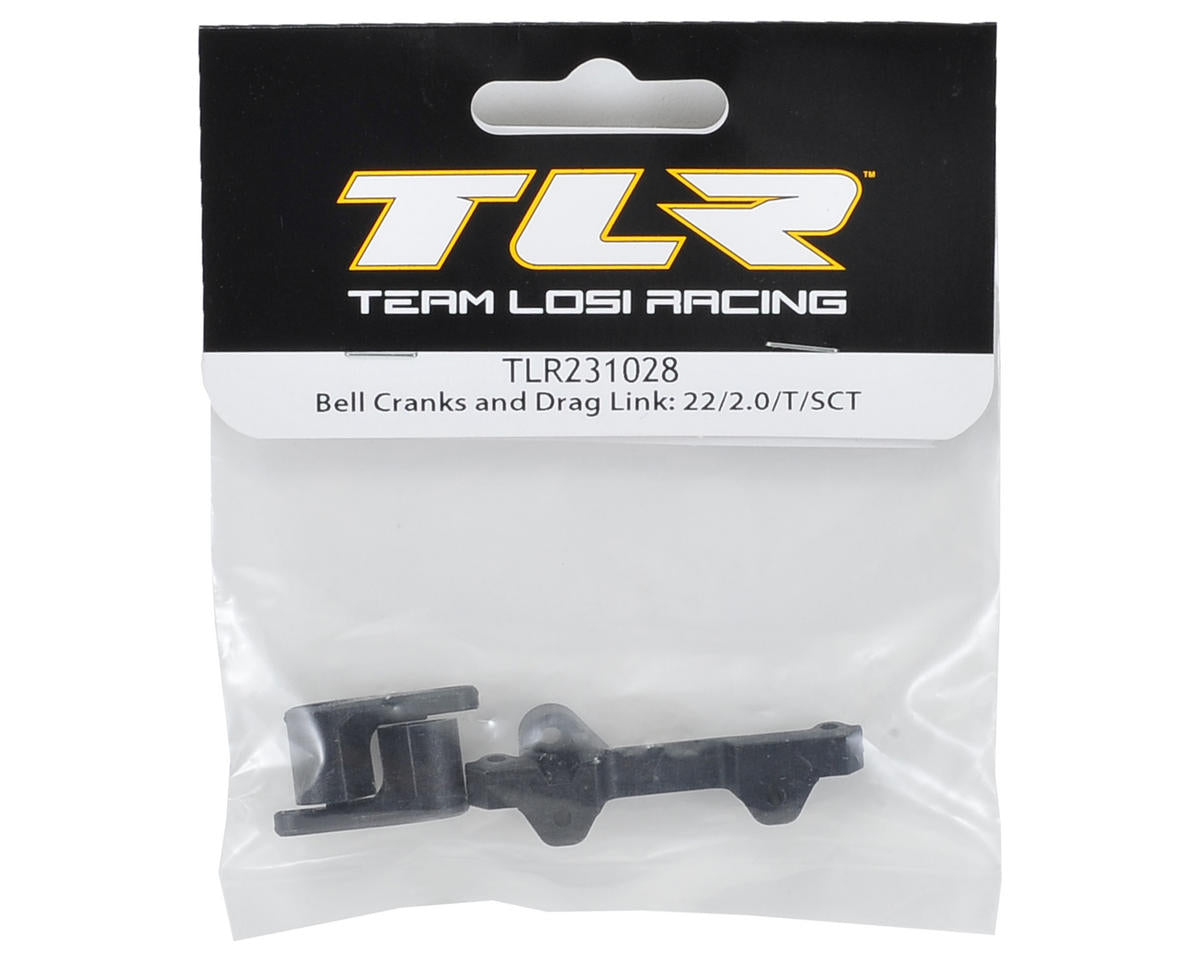 Team Losi Racing Bell Crank & Drag Link Set (22/2.0/T/SCT)