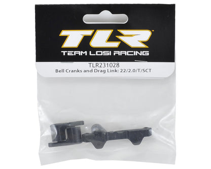 Team Losi Racing Bell Crank & Drag Link Set (22/2.0/T/SCT)