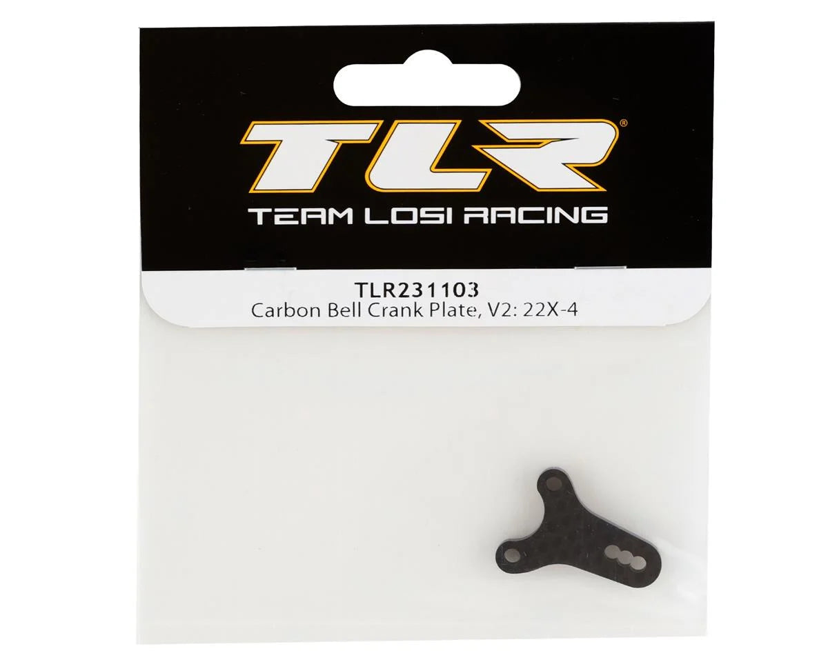 Team Losi Racing 22X-4 V2 Carbon Bell Crank Plate