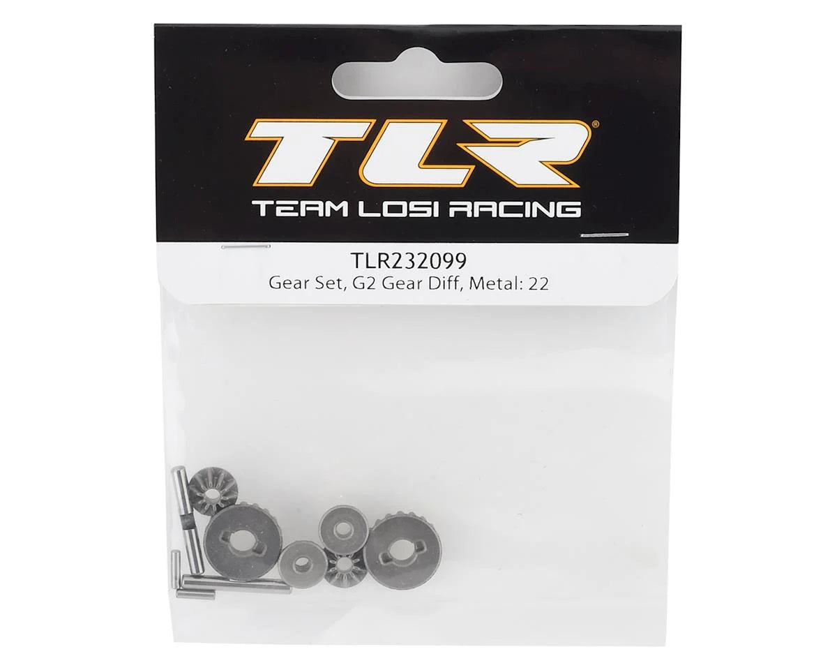 Team Losi Racing 22 G2 Gear Differential Metal Gear Set