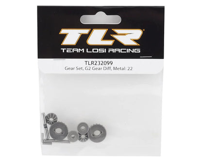 Team Losi Racing 22 G2 Gear Differential Metal Gear Set