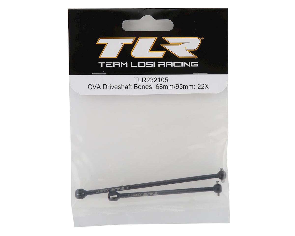 Team Losi Racing 22X-4 68mm/93mm Center CVA Driveshaft Bones Set