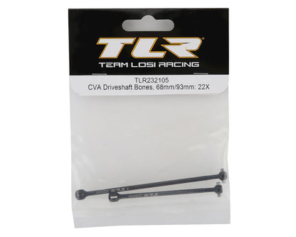 Team Losi Racing 22X-4 68mm/93mm Center CVA Driveshaft Bones Set