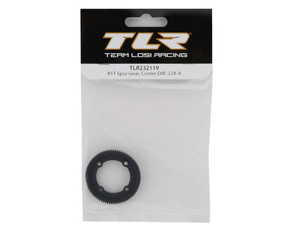 Team Losi Racing 22X-4 Center Differential Spur Gear (81T)