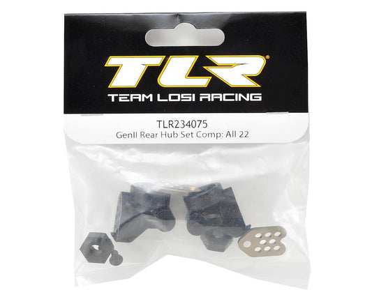 Team Losi Racing 22 Gen II Complete Rear Hub Set