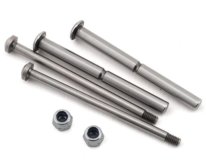Team Losi Racing Polished Front Hinge Pin & King Pin Set