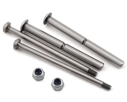 Team Losi Racing Polished Front Hinge Pin & King Pin Set