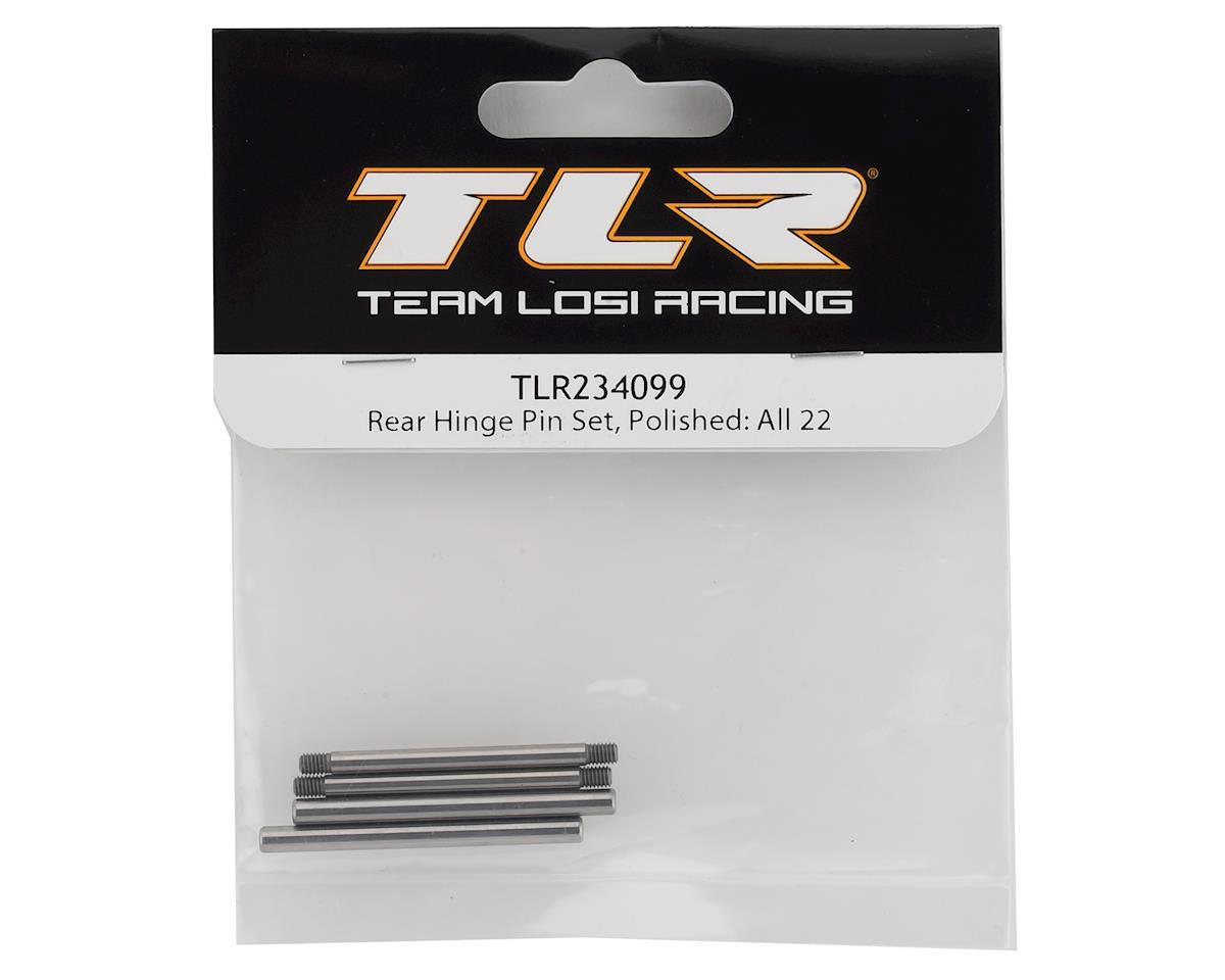 Team Losi Racing Polished Rear Hinge Pin Set
