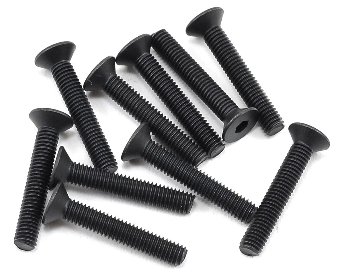 M3x18mm Flat Head Hex Screw (10) TLR