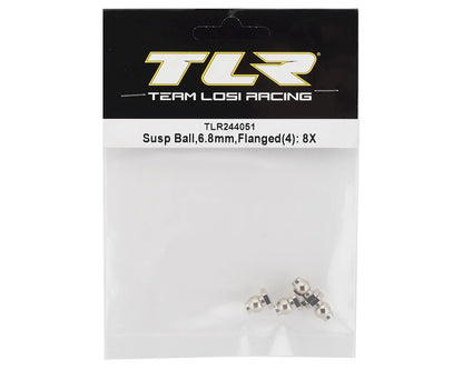 Team Losi Racing 6.8mm 8IGHT-X Flanged Suspension Ball (4)