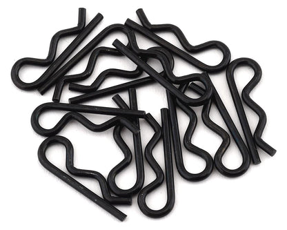 Team Losi Racing Small Body Clips (12) (Black)