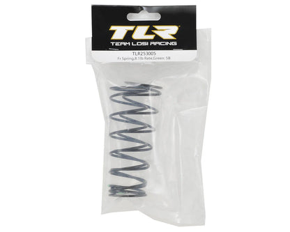 Team Losi Racing 5IVE-B Front Shock Spring (2) (Green - 8.1 lb Rate)