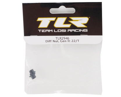 Team Losi Racing Gen II Differential Nut Set (2) (TLR 22T/22)