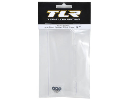 Team Losi Racing 22T 2.0 Mid Motor Thick Rear Spoiler (Clear)