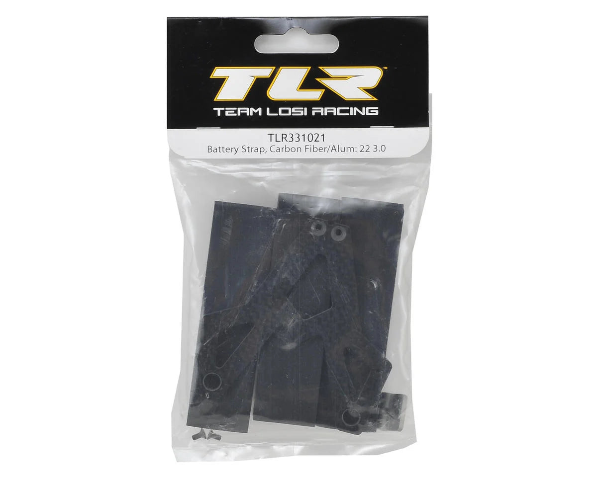 Team Losi Racing 22 3.0 Carbon Fiber/Aluminum Battery Strap