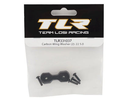 Team Losi Racing 22 5.0 Carbon Fiber Wing Washer (2)
