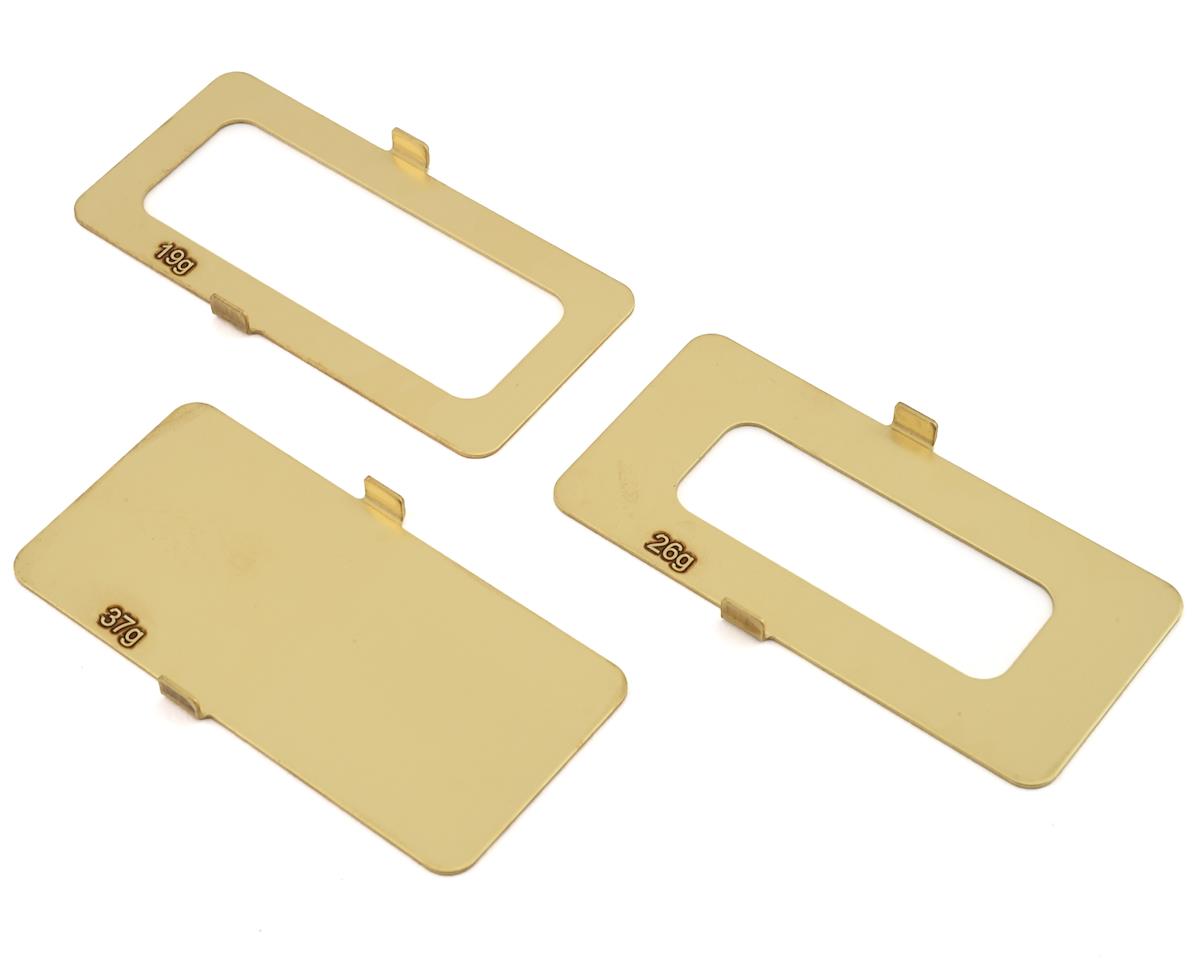 Team Losi Racing 22 5.0 Brass Battery Weight Set (19g, 26g, 37g)