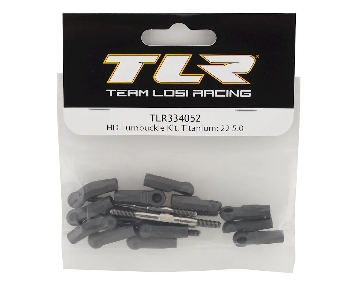 Team Losi Racing 22 5.0 HD Titanium Turnbuckle Kit