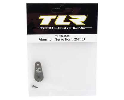 Team Losi Racing 8IGHT-X Aluminum Servo Horn (25T-ProTek/Futaba/Savox)