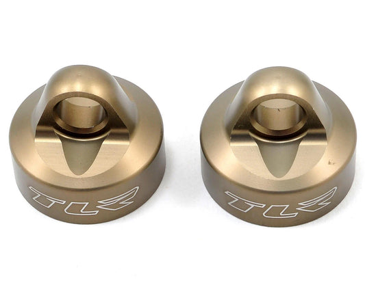 Team Losi Racing Aluminum Shock Cap (2)
