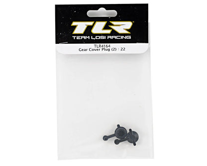 Team Losi Racing Gear Cover Plug (2) (TLR 22)