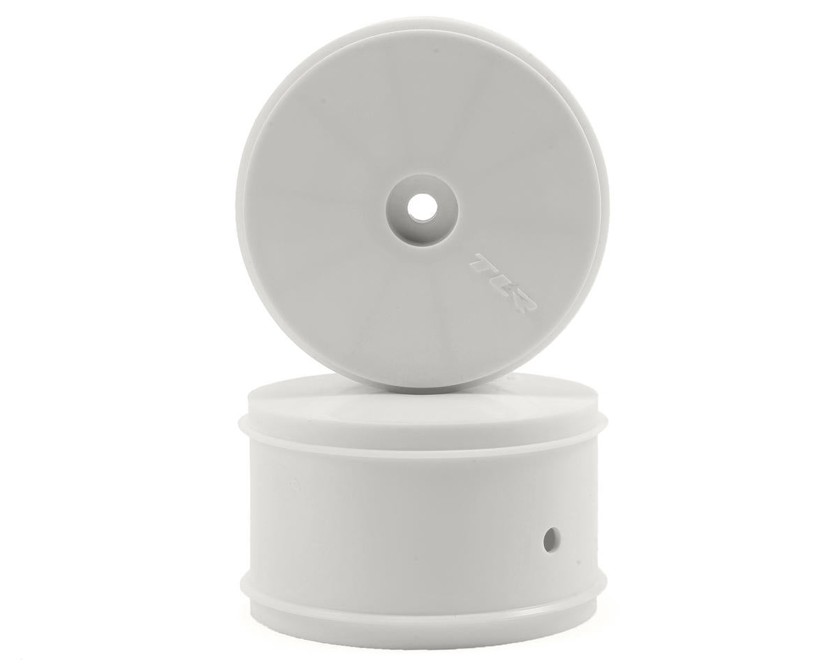*CLEARANCE* Team Losi Racing 12mm Hex 61mm 1/10 Rear Buggy Wheels (White) (2)