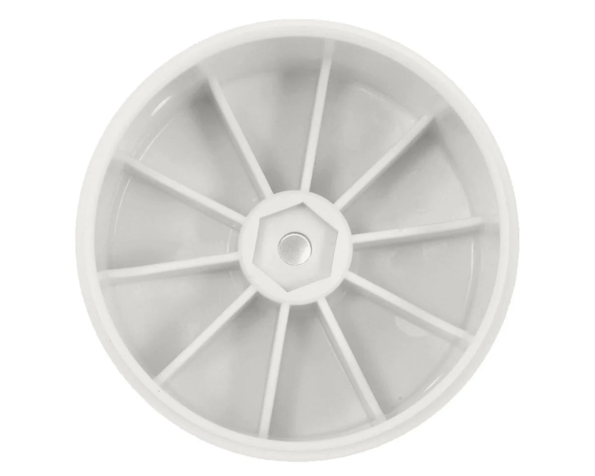 *CLEARANCE* Team Losi Racing 12mm Hex 61mm 1/10 Rear Buggy Wheels (White) (2)