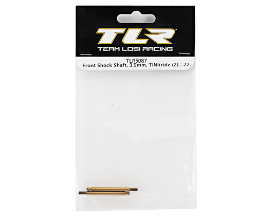 Team Losi Racing 3.5mm Ti-Nitride Front Shock Shaft Set (2) (TLR 22)