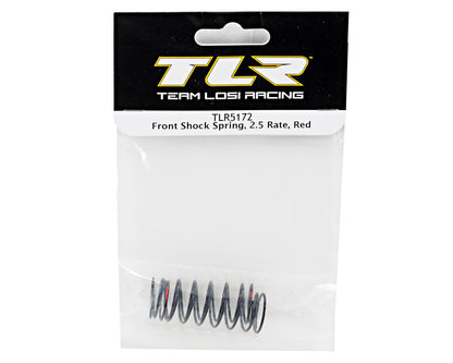 Team Losi Racing Front Shock Spring Set (2.5 Rate/Red) (TLR 22)