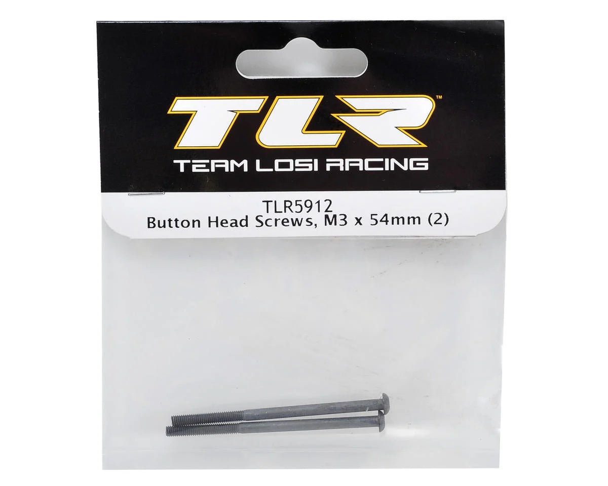 Team Losi Racing 3x54mm Button Head Screw (2)