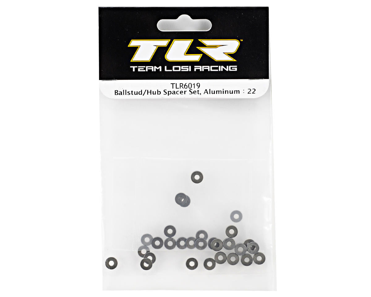 Team Losi Racing Aluminum Ball Stud & Hub Spacer Set (TLR 22)
